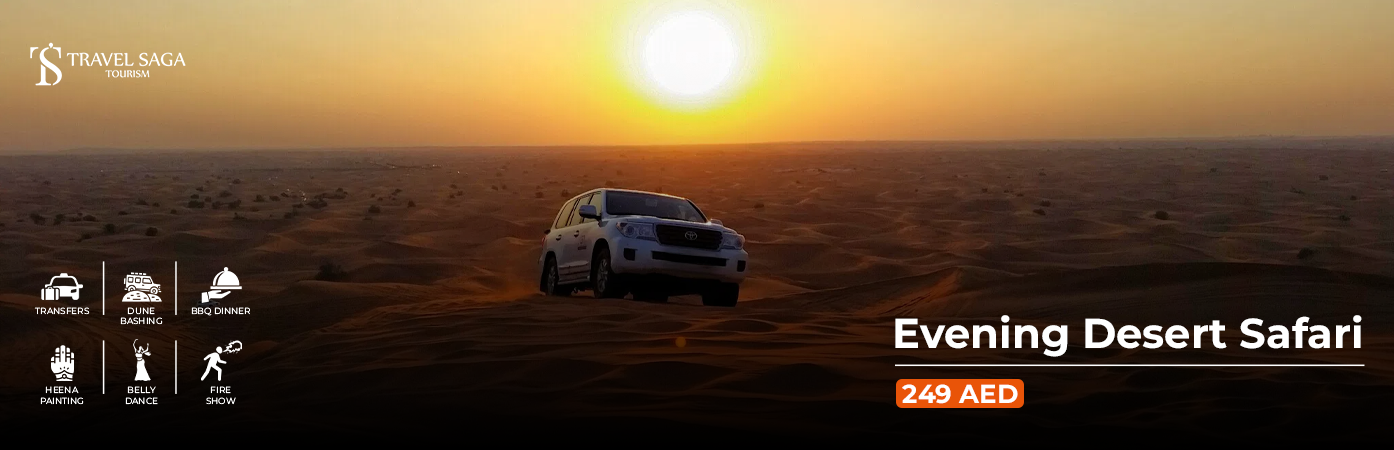 Book Evening Desert Safari Dubai dune bashing experience
