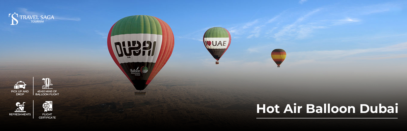 Book Hot Air Balloon Dubai Tickets aerial desert views