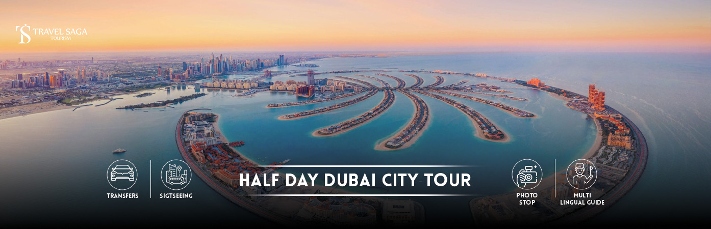 the view at the palm | dubai half day tour BT Banner By Travel Saga Tourism