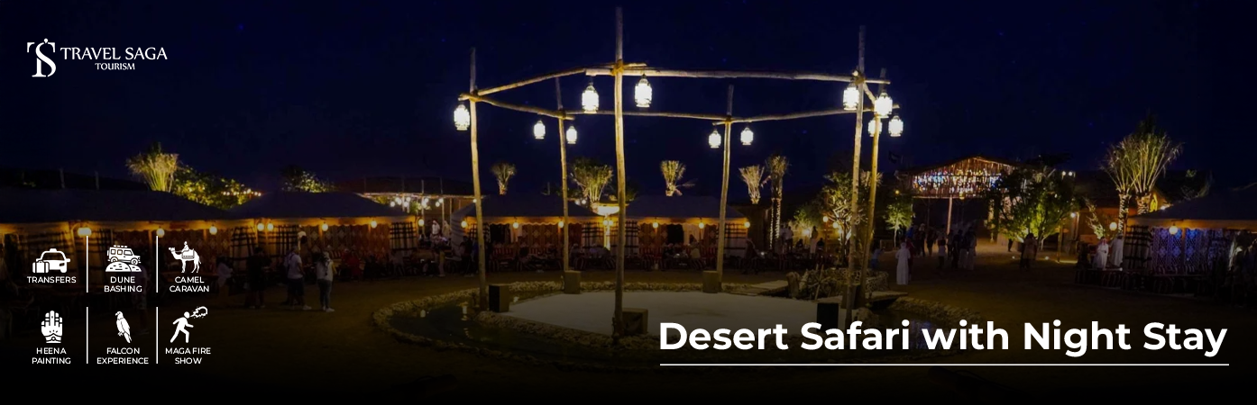 Book Desert Safari with Night Stay desert camping