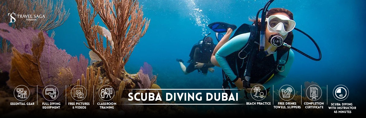 Scuba Diving Dubai | scuba diving Dubai price BT banner by Travel Saga Tourism