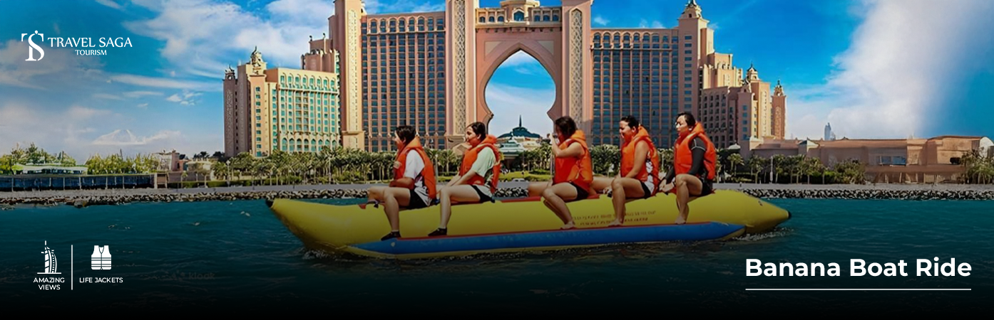 Book banana boat ride dubai watersports activity