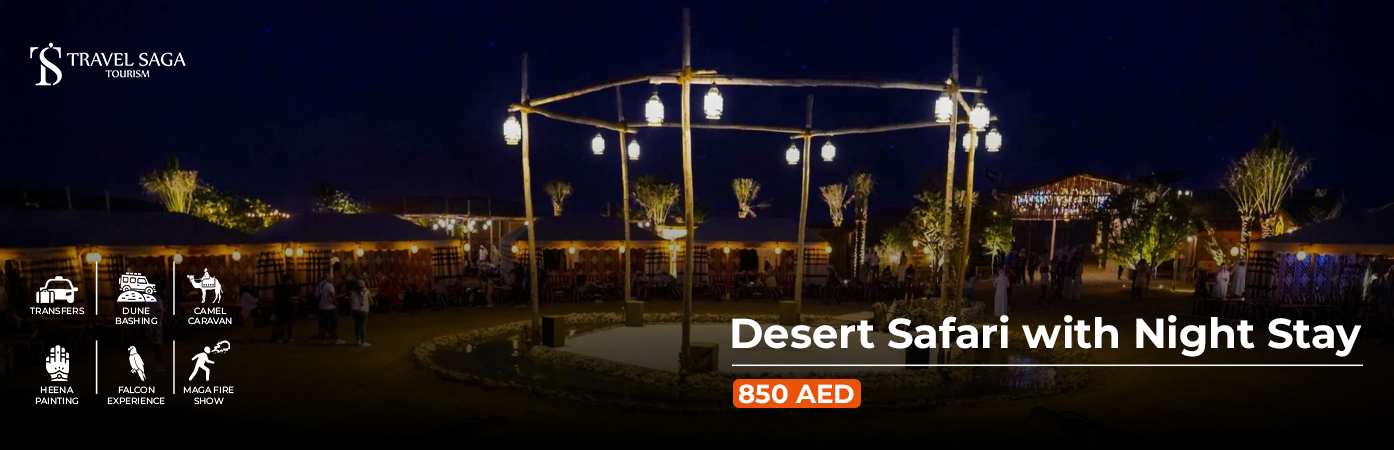 Book Desert Safari with Night Stay desert camping