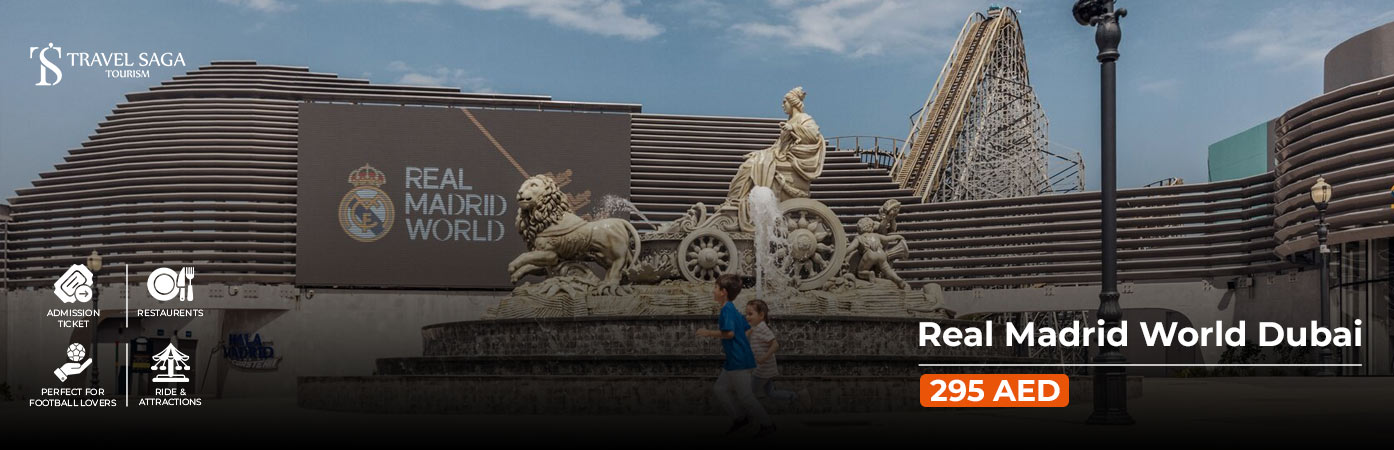Book Real Madrid World Dubai Tickets family attraction Dubai Parks
