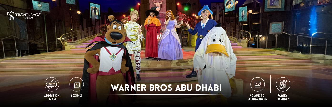 Warner bros world | Warner bros tickets BT banner Travel Saga Tourism