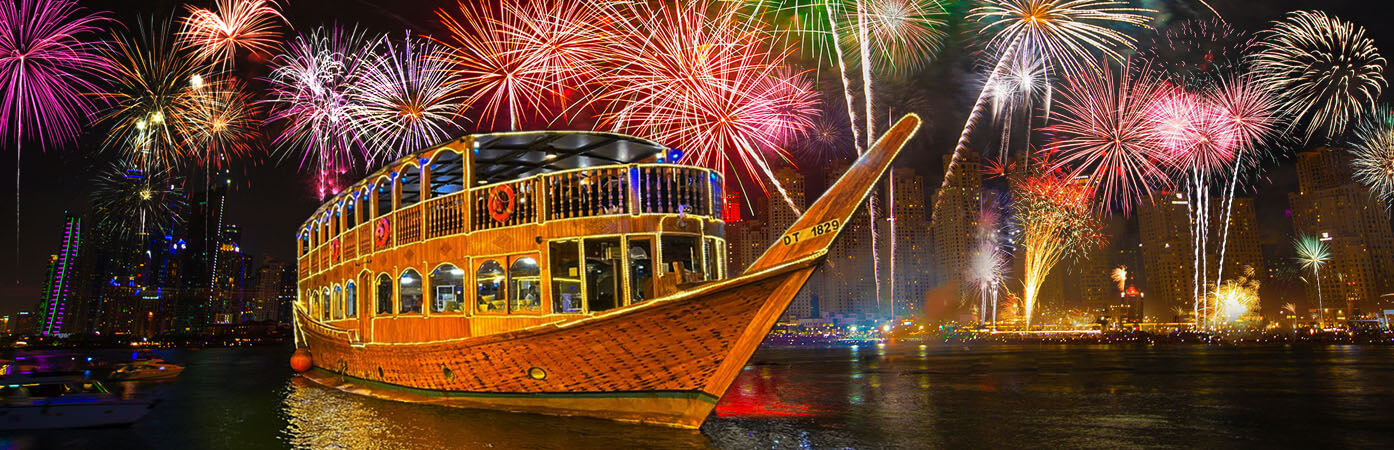 New Year Party at Dhow Cruise Marina
