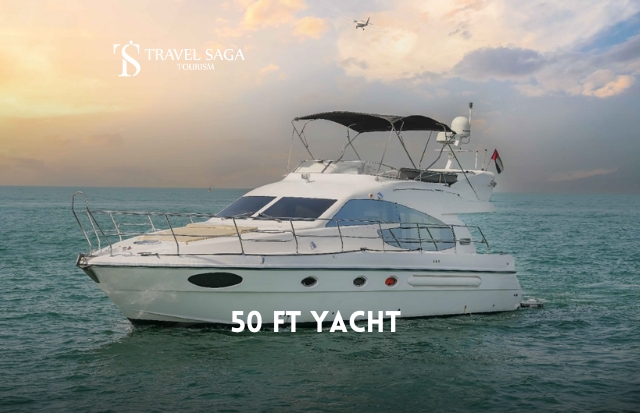Book 50 Ft Yacht Dubai : Up to 12 People