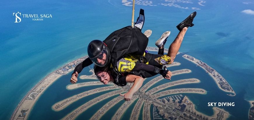 Skydiving in Dubai