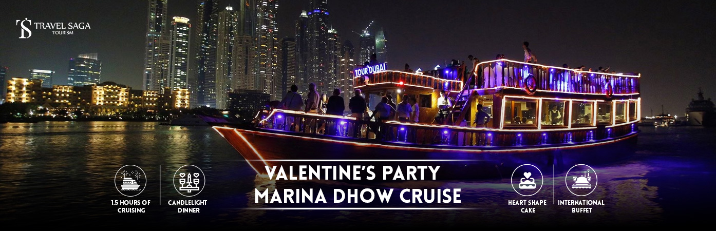 Valentine’s dinner cruise | Valentine’s Day Cruise BT Banner by Travel Saga Tourism
