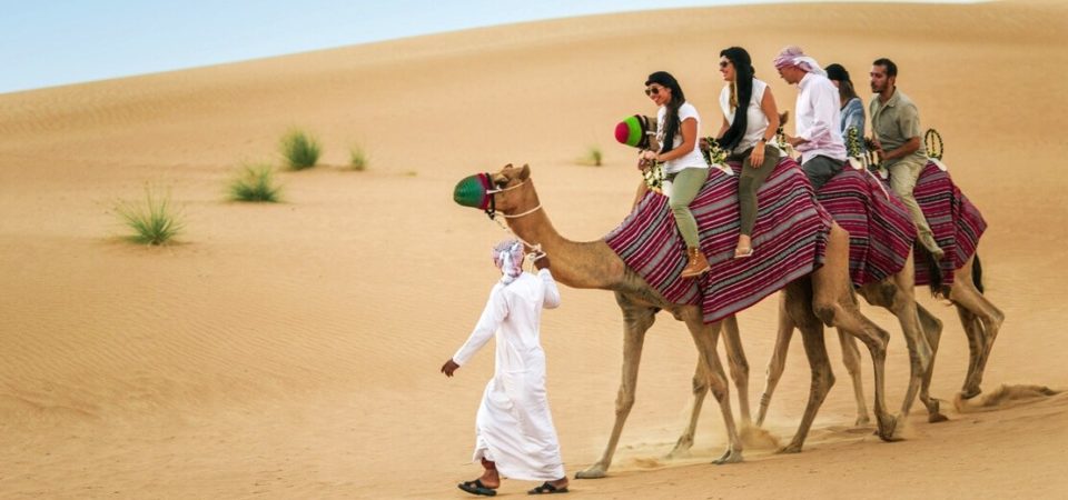 Camel ride in desert safari