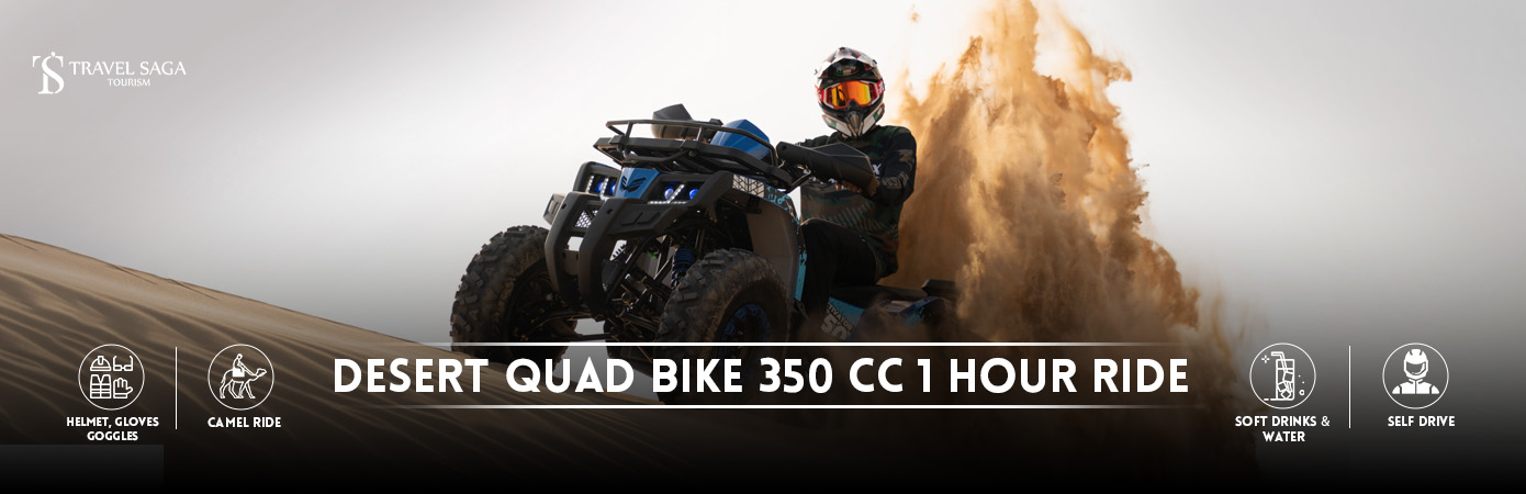 Desert Quad bike 350 CC bt banner by Travel Saga Tourism