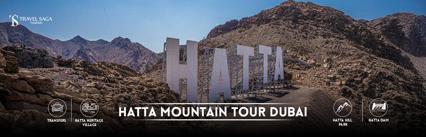 Hatta Mountain Tour | hatta wadi hub BT Banner By Travel Saga Tourism
