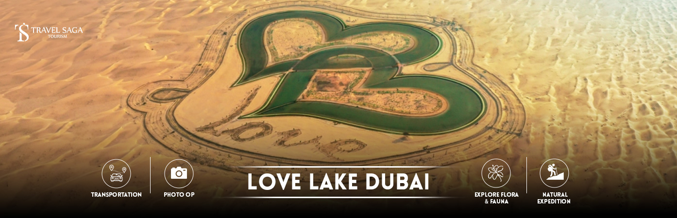 Love Lake Dubai | al qudra lake BT Banner By Travel Saga Tourism