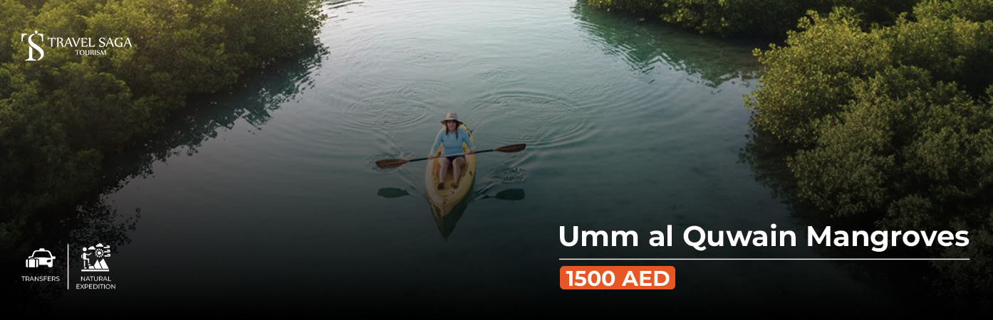 Umm al Quwain Mangroves BT Banner by Travel Saga Tourism
