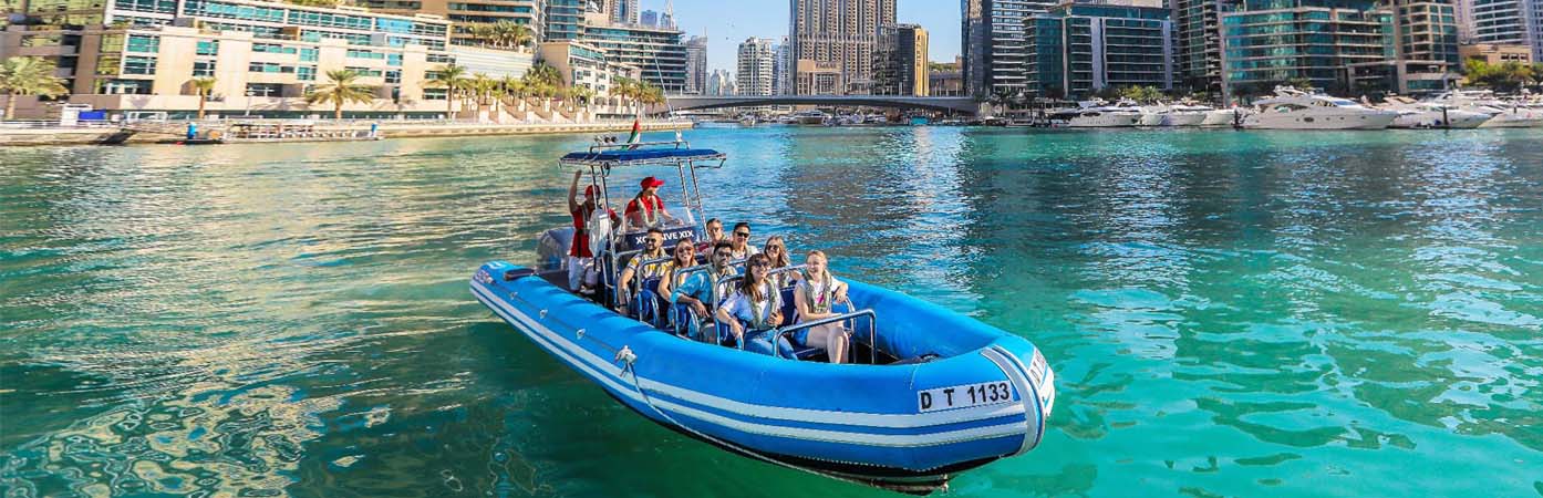 Splash Blue Boat Tour in Dubai