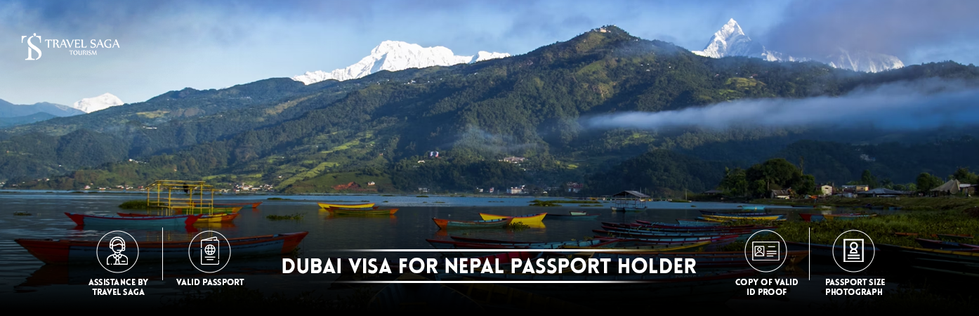 Dubai visa from nepal | Dubai tourist visa from nepal BT Banner by Travel Saga Tourism