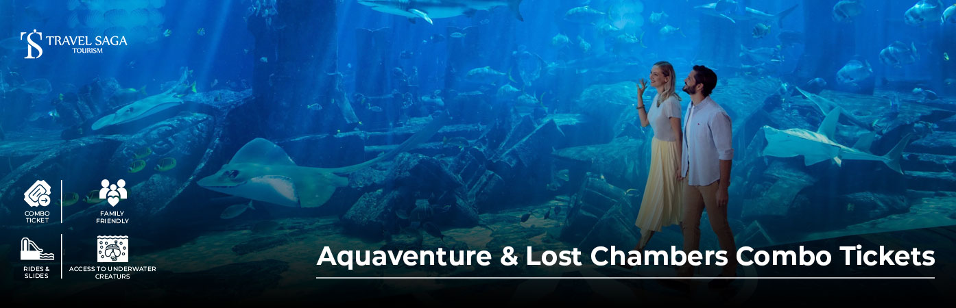 Atlantis Aquaventure and Lost Chambers BT Banner by Travel Saga Tourism