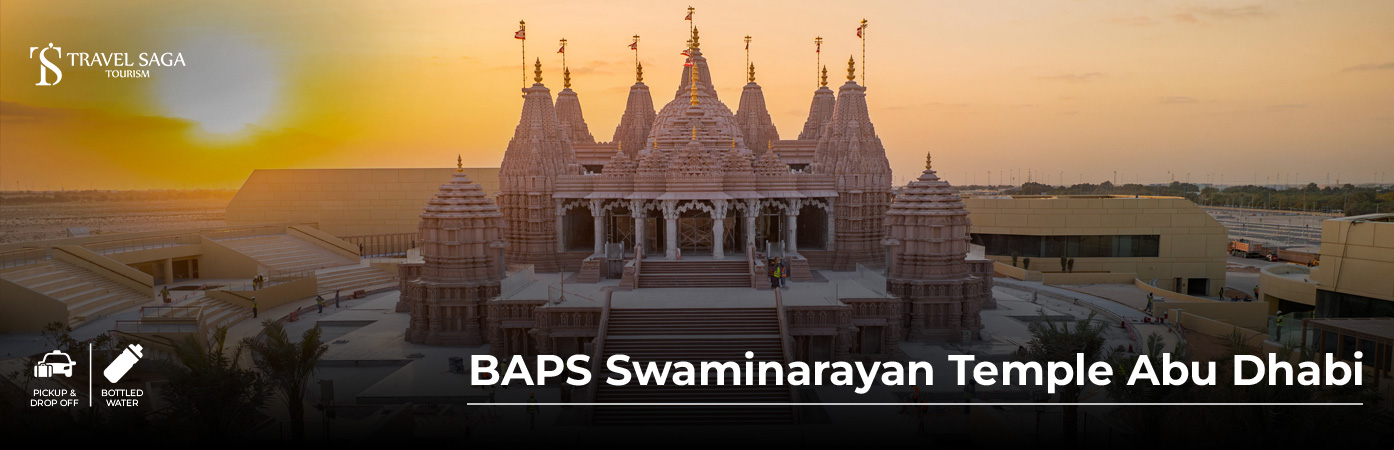 Book BAPS Swaminarayan Temple Abu Dhabi Tour temple exterior view