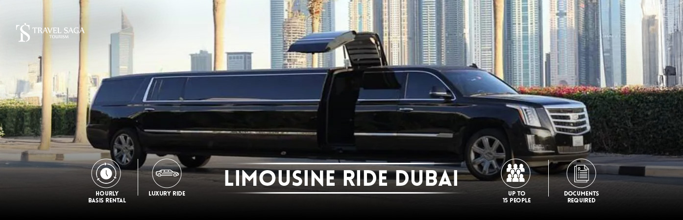 limousine ride in Dubai | Limousine Dubai Bt Banner By Travel Saga Tourism