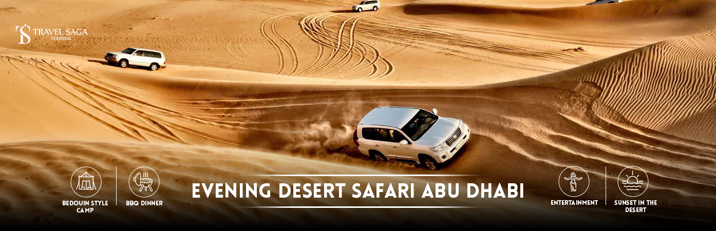 abu dhabi evening desert safari BT banner Travel Saga Tourism