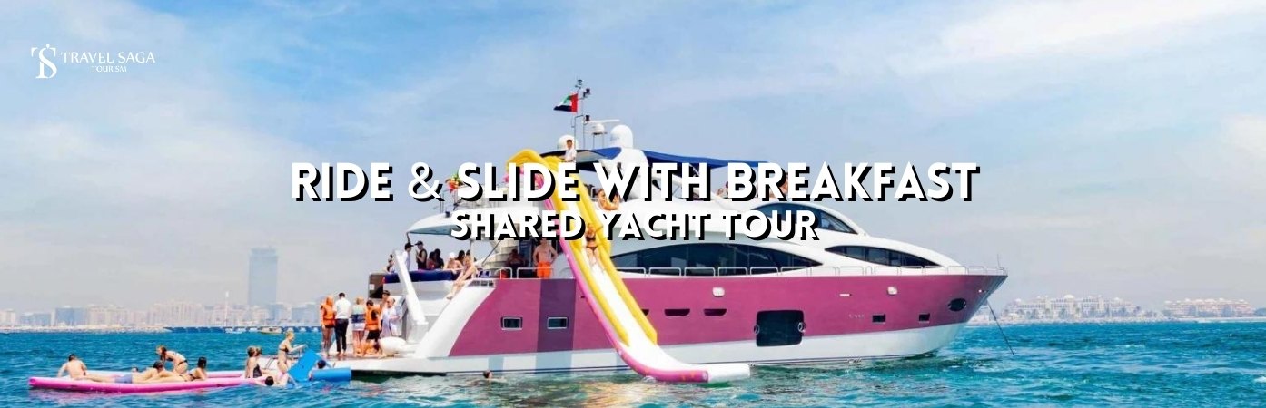 Dubai Yacht Tour with breakfast BT banner travel saga tourism