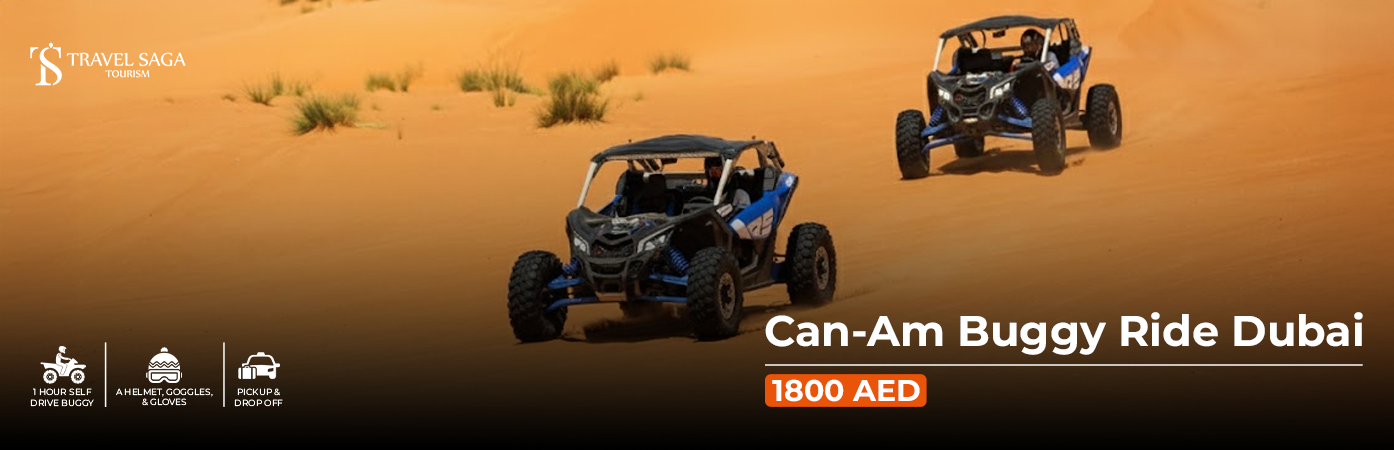 Can Am Buggy Ride Dubai BT Banner by Travel Saga Tourism