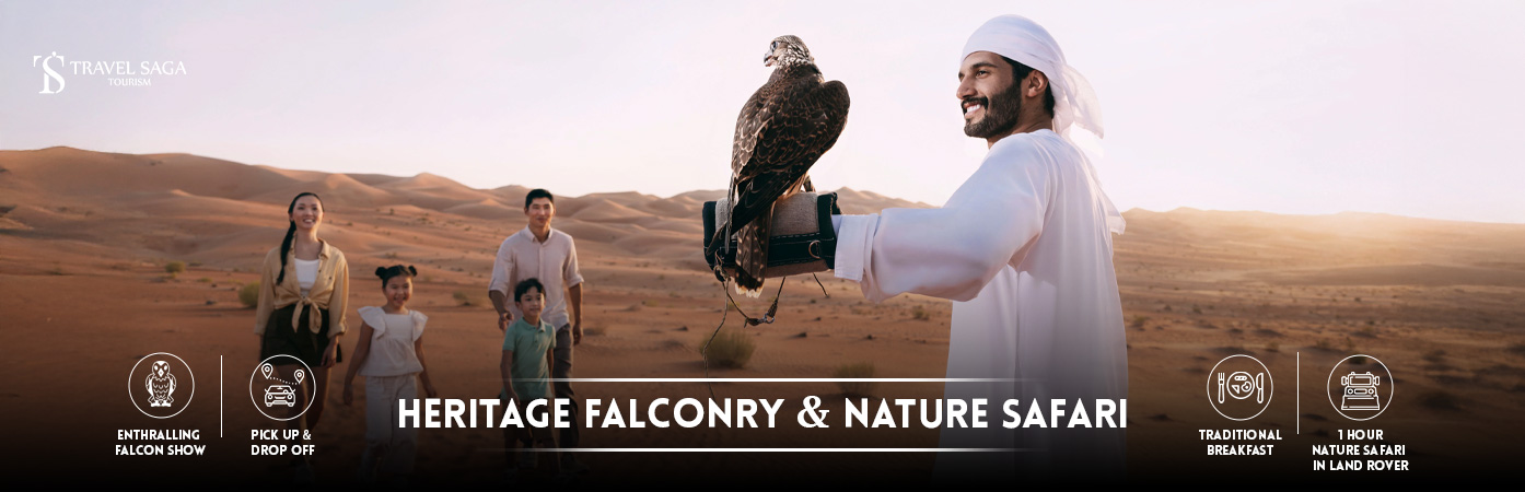 Heritage Falconry and Nature Safari | falconry experience BT Banner By Travel Saga Tourism