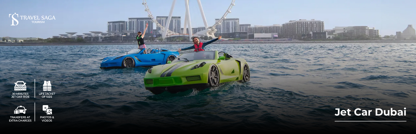Book jet car dubai high speed water car