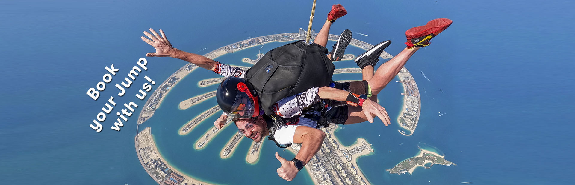 Book skydiving in Dubai