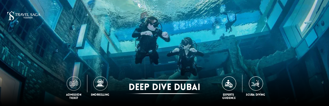 Deep dive dubai tickets | Deep Dive Dubai bt banner by Travel Saga Tourism