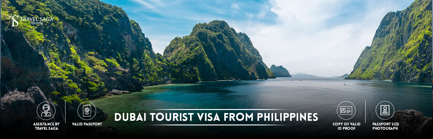 Dubai Tourist Visa from Philippines | Dubai Visa for Filipino Citizens BT Banner by Travel Saga Tourism