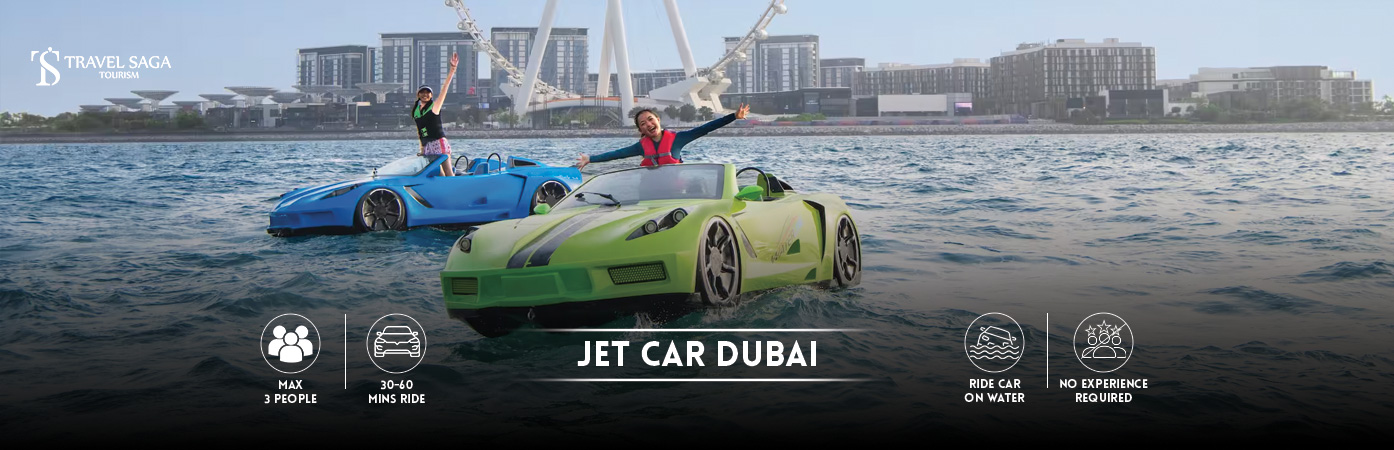 Jet Car Dubai | Jet Car Rental BT Banner By Travel Saga Tourism
