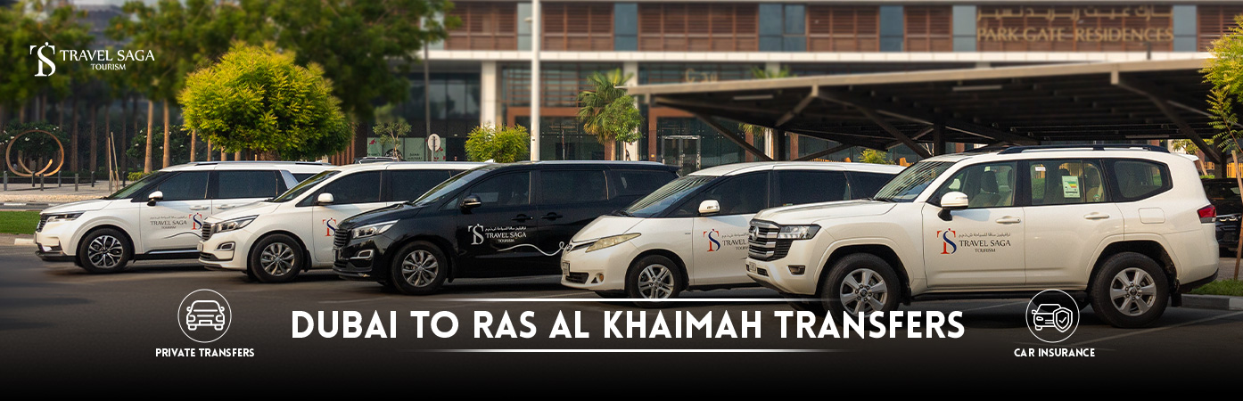 Dubai to Ras al Khaimah transfers | dubai to ras al khaimah bus BT Banner by Travel Saga Tourism