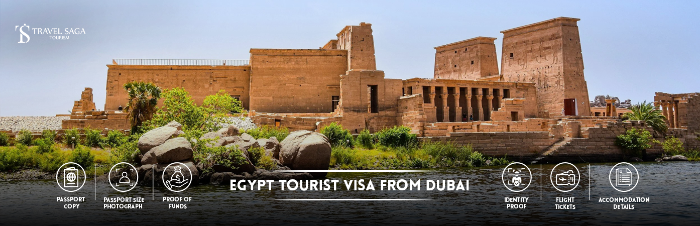 Egypt Tourist Visa from Dubai | egypt visa from dubai BT Banner by Travel Saga Tourism