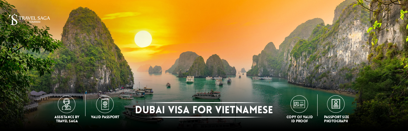 Dubai visit Visa for Vietnamese | Dubai tourist Visa for Vietnamese BT Banner by Travel Saga Tourism