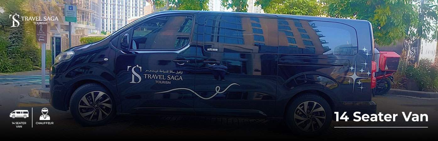 14 Seater Van BT Banner by Travel Saga Tourism