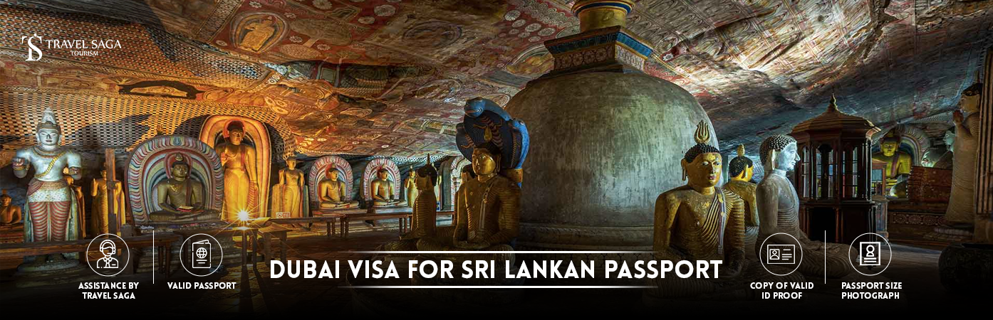 Dubai Visa for Sri Lankan Passport | Dubai Visa for Sri Lankan Citizens BT Banner by Travel Saga Tourism