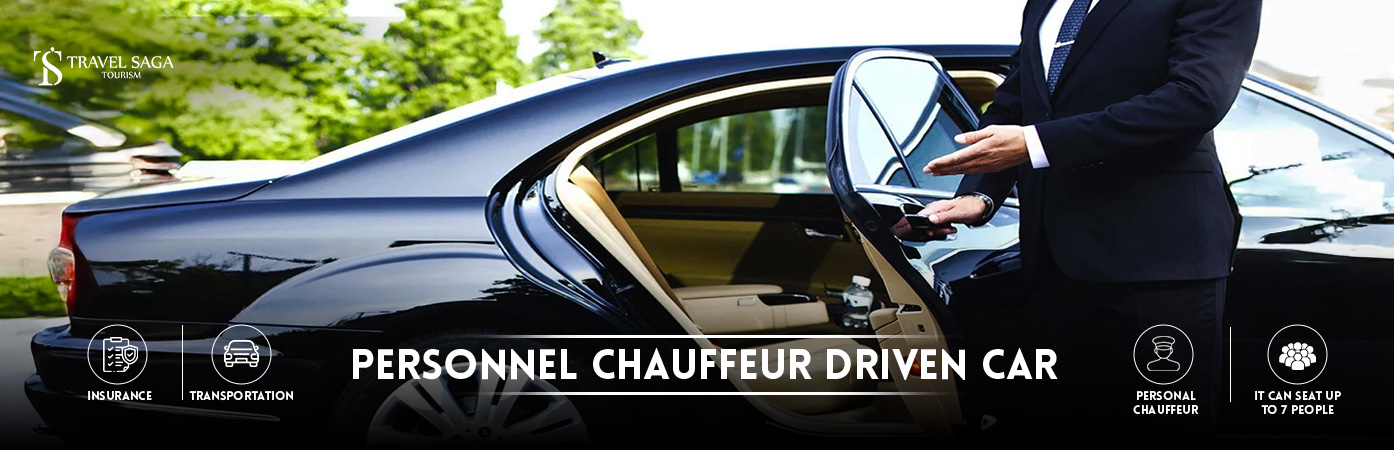 Chauffeur Driven Car in Dubai | Rent a car with driver BT Banner by Travel Saga Tourism