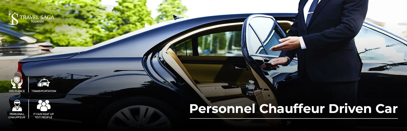 Personnel Chauffeur Driven Car BT Banner by Travel Saga Tourism