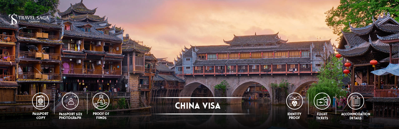 China Visa | China Visa from Dubai BT Banner by Travel Saga Tourism