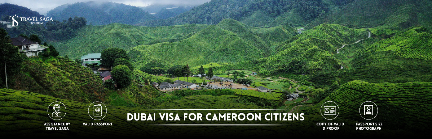 dubai visa from Cameroonian | Dubai tourist Visa for Cameroon Citizens BT Banner by Travel Saga Tourism