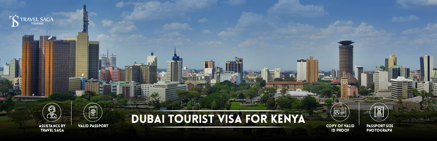 Dubai Tourist Visa for Kenya | Dubai visa from Kenya BT Banner by Travel Saga Tourism