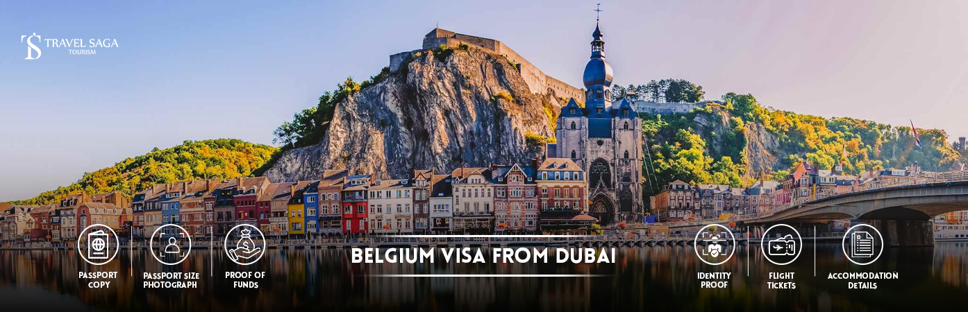 Belgium Visa from Dubai | belgium visa application BT Banner by Travel Saga Tourism