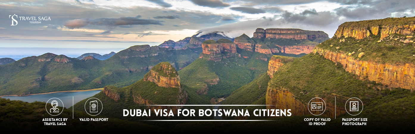 Dubai Visa for botswana Citizens | dubai tourist visa for botswana citizens BT Banner by Travel Saga Tourism