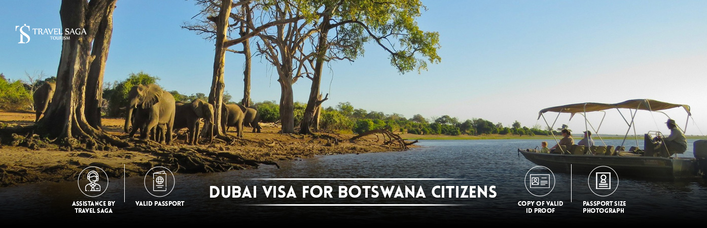Dubai Visa for botswana Citizens | dubai visit visa for botswana BT Banner by Travel Saga Tourism