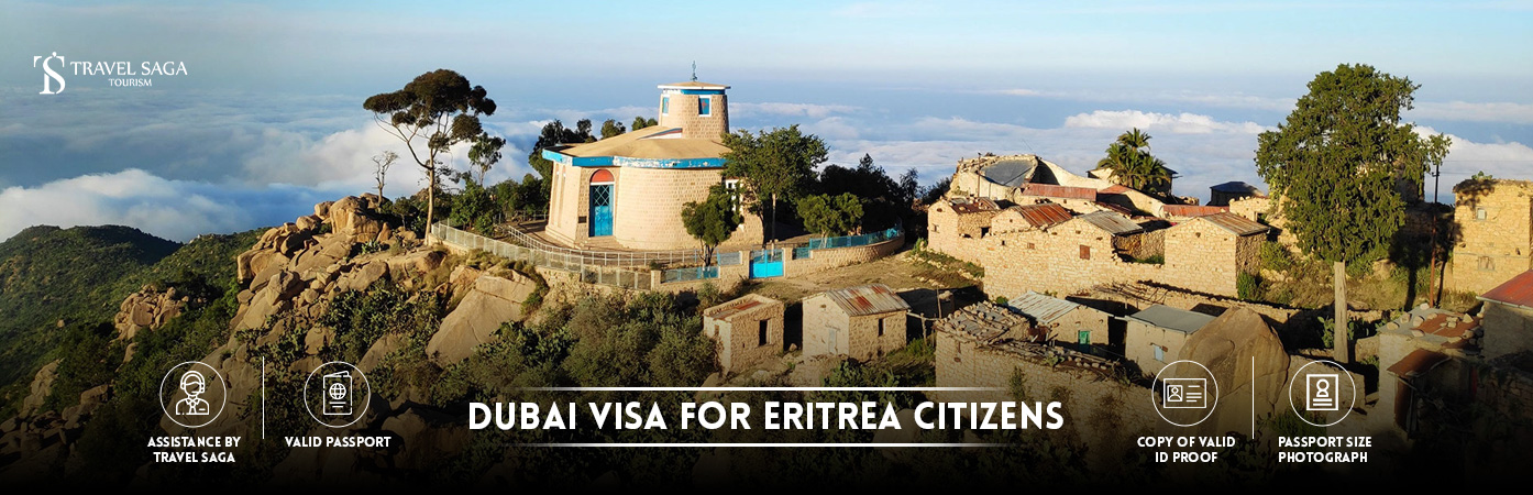 Dubai Visa for Eritrea Citizens | Dubai visit Visa for Eritrea Citizens BT Banner by Travel Saga Tourism