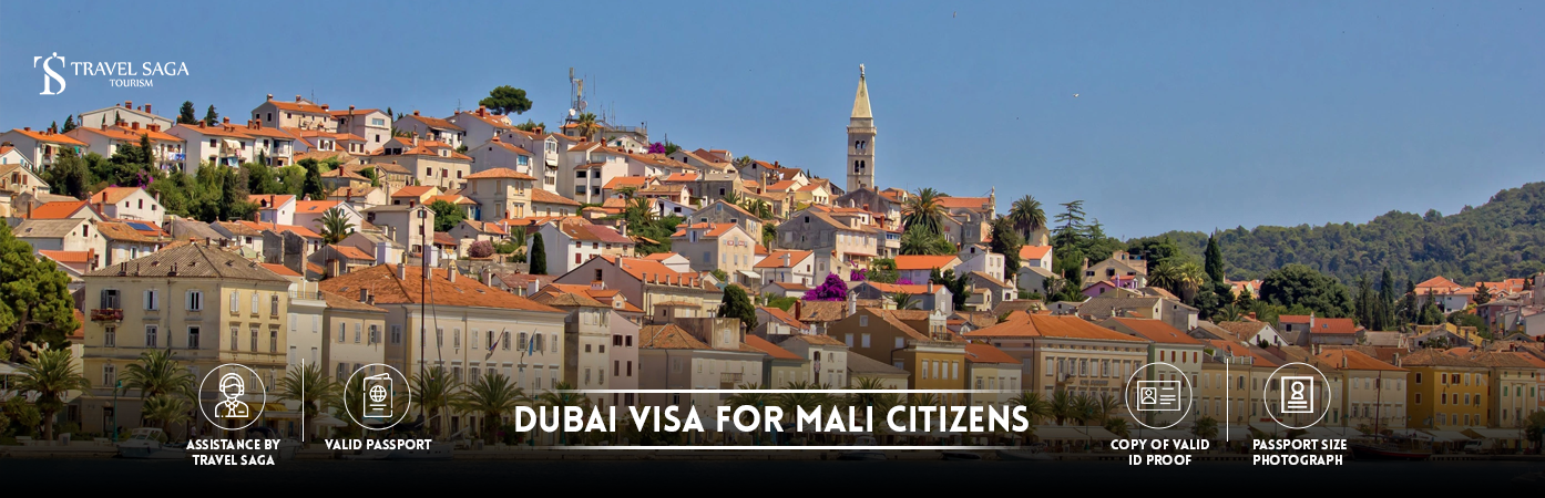 Dubai visa for Mali Citizens | Dubai tourist visa for Mali BT Banner by Travel Saga Tourism