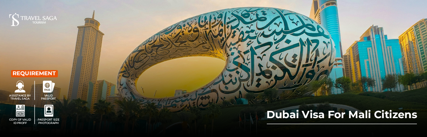 Dubai Visa for Mali Citizens BT Banner by Travel Saga Tourism