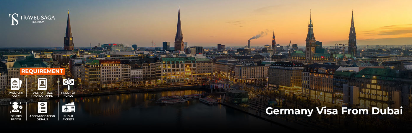 Germany Visa From Dubai BT Banner by Travel Saga Tourism