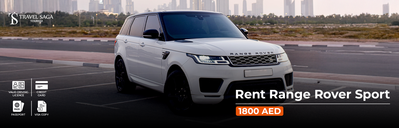 Rent a Range Rover Sport BT Banner by Travel Saga Tourism